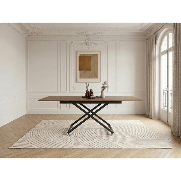 Stolić za kavu u prirodnoj boji 80x120 cm Diana – Bobochic Paris-image-1