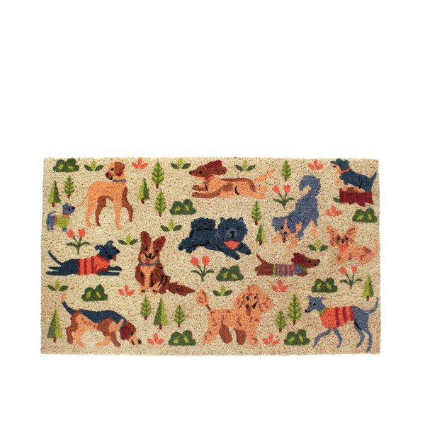 Otirač od kokosovih vlakana 73x43 cm Dog Park – Rex London