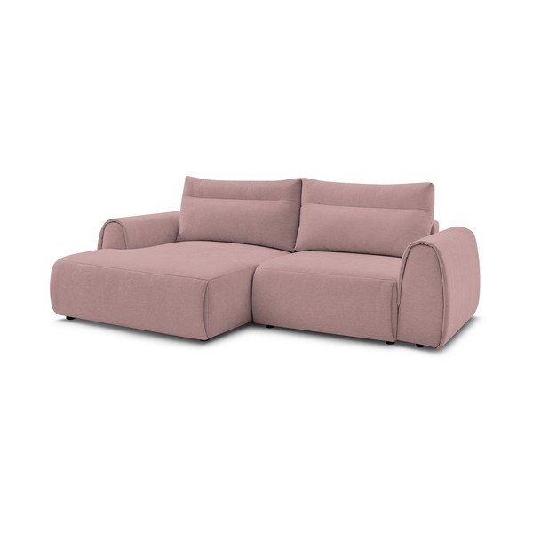 Svijetlo ružičasta kutna garnitura Aden – Bobochic Paris-image-3