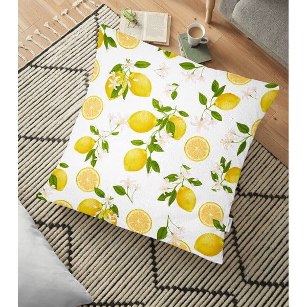 Jastučnica s udjelom pamuka Minimalist Cushion Covers Lemons, 70 x 70 cm