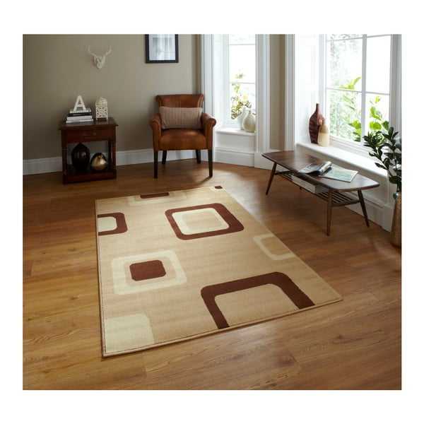 Bež tepih Think Rugs Diamond, 67 x 225 cm-image-1