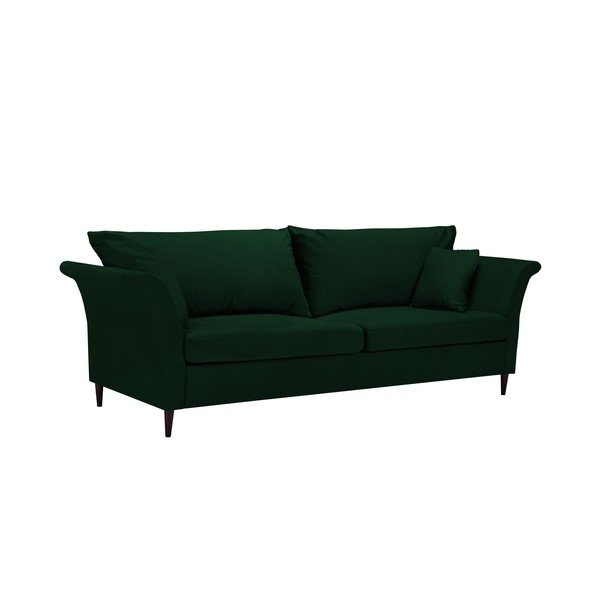 Zeleni kauč na razvlačenje s prostorom za odlaganje Mazzini Sofas Pivoine-image-2