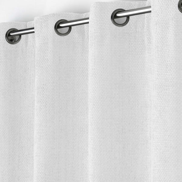 Bijela zavjesa od šenila 140x260 cm Leo – douceur d'intérieur-image-2