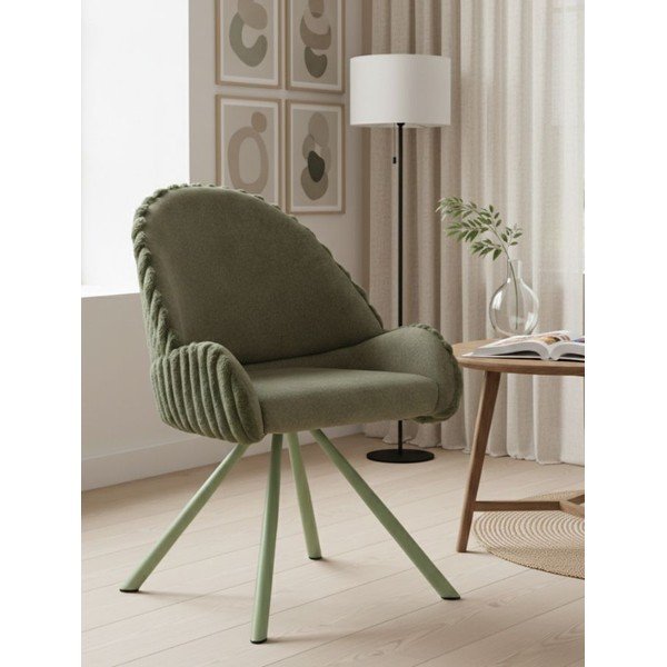 Zelene podstavljene blagovaonske stolice u setu s naslonima za ruke 2 kom Stockholm – Mauro Ferretti-image-1