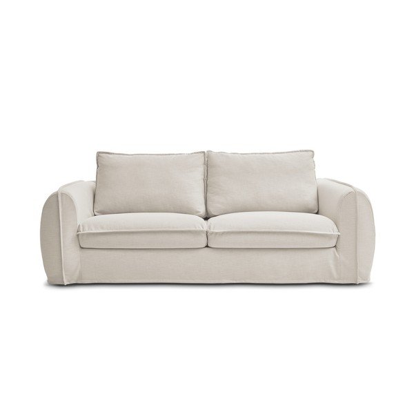 Bež sofa za spavanje/sklopiva 216 cm Archimede – Bobochic Paris