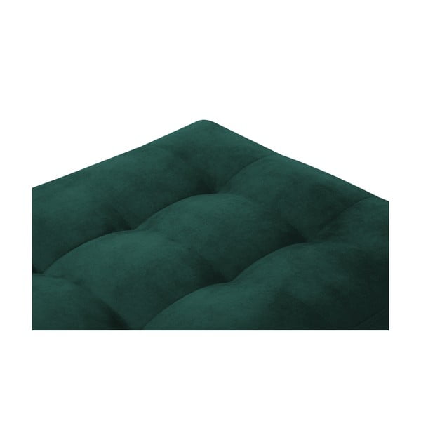 Petrolej zeleni podnožnik od baršunastog materijala Milo Casa Attilio-image-4