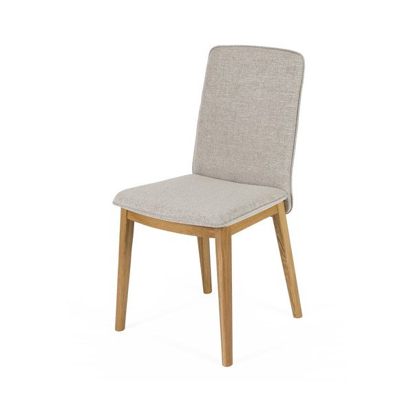 Set od 2 blagovaonske stolice s hrastovom bazom Woodman Adra Naturo Light-image-1