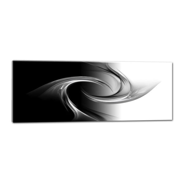 Slika Styler Glasspik Abstraction B&W, 50 x 125 cm