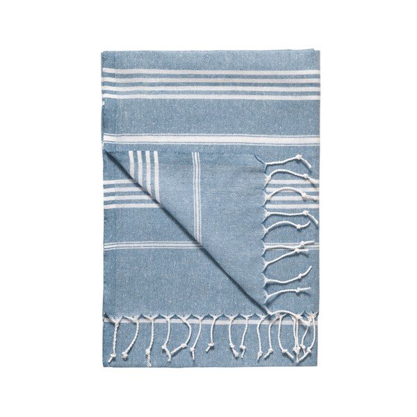 Plavi hamam ručnik Kate Louise Classic, 180 x 100 cm-image-4