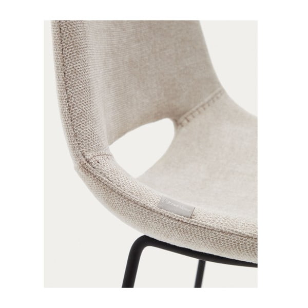 Bež barska stolica (visine sjedala 76 cm) Zahara – Kave Home-image-4