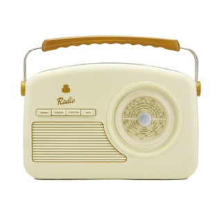 Krem-bijeli GPO radio Rydell Nostalgic Dab Radio Cream