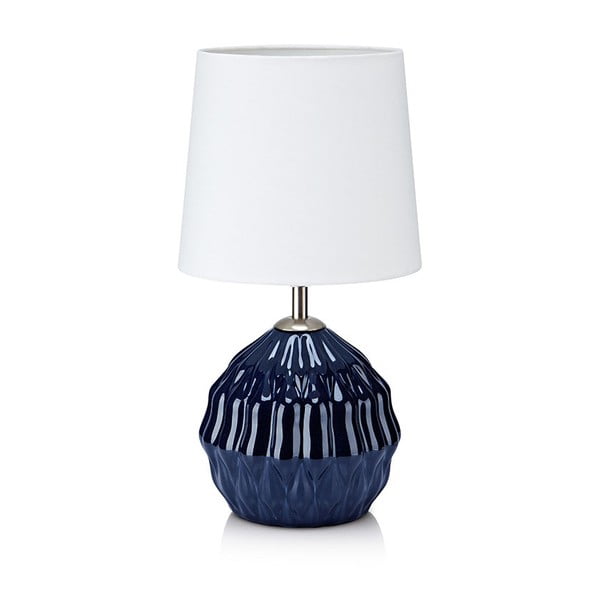 Plavo-bijela stolna lampa Markslöjd Lora