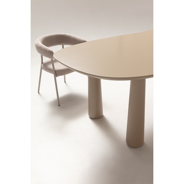 Bež stolić za kavu s pločom stola od borovine 110x220 cm Nahia – MOME-image-4