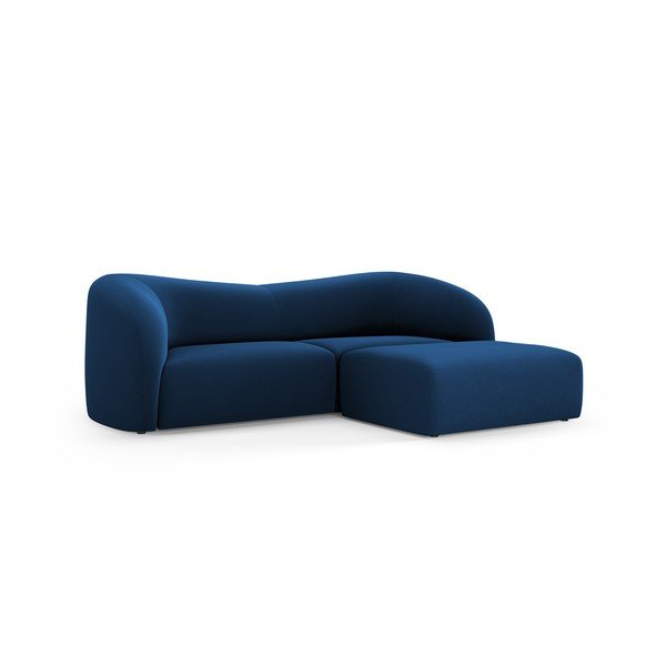Plava baršunasta sofa 237 cm Santi – Interieurs 86-image-2
