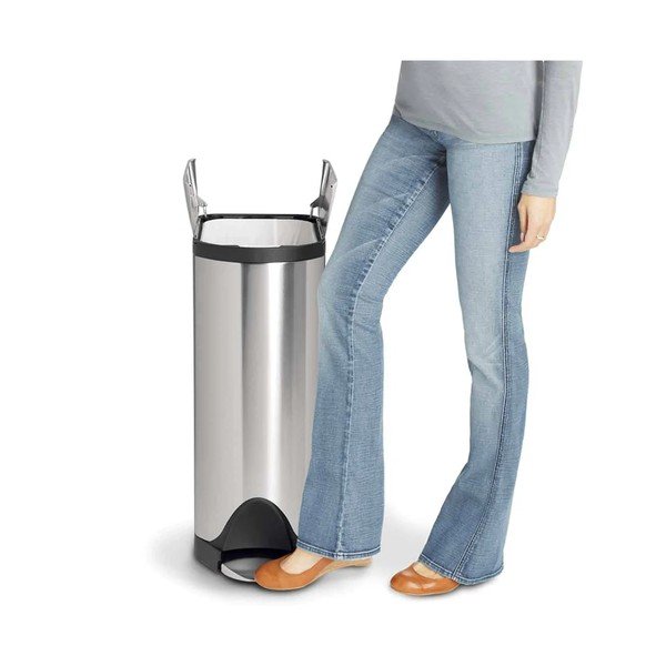 Kanta za otpatke s pedalom simplehuman Butterfly, 30 l-image-1