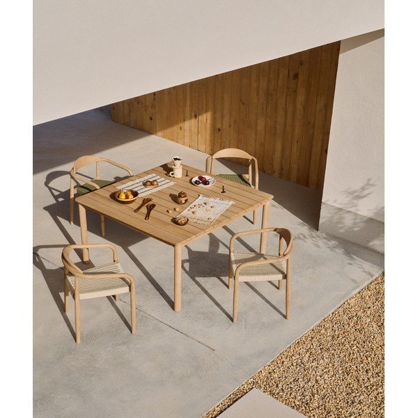 Vrtni stol od masivnog bagrema 135x135 cm Sori – Kave Home-image-1