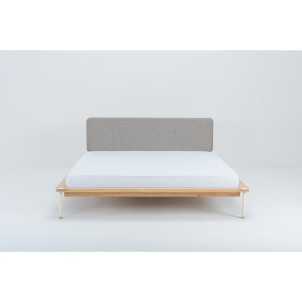 Bračni krevet od hrastovog drveta Gazzda Fina, 140 x 200 cm-image-1