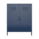 Plavi metalni ormarić 79x100x39 cm Bradford – Støraa