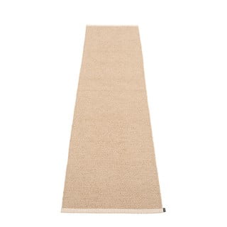 Bež unutarnja i vanjska staza 60x250 cm Mono Light Nougat – Pappelina