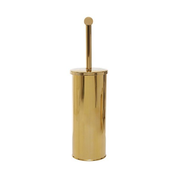 WC četka od nehrđajućeg čelika u zlatnoj boji Allegra – Premier Housewares