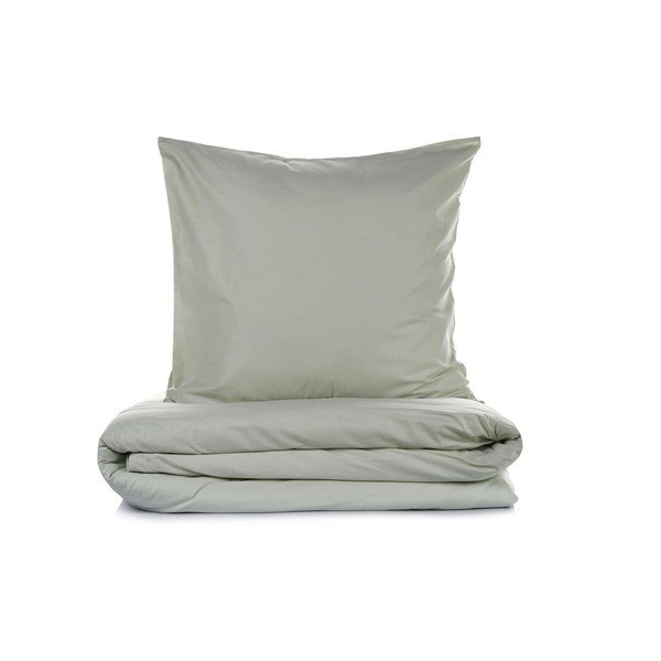 Kadulja zelena posteljina za krevet za jednu osobu 200x140 cm Plain  – Mijolnir