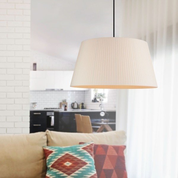 Sotto Luce KAMI krem stropna svjetiljka, Ø 54 cm-image-1