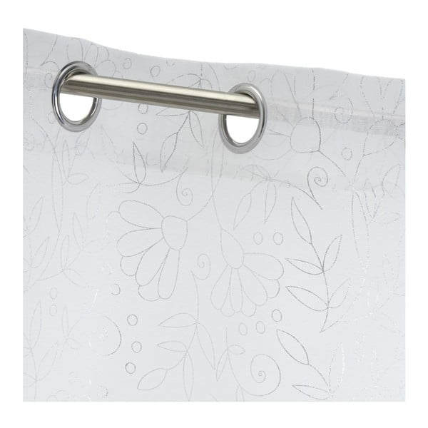 Bijela/u srebrnoj boji prozirna zavjesa 140x260 cm Pucka – Casa Selección-image-4