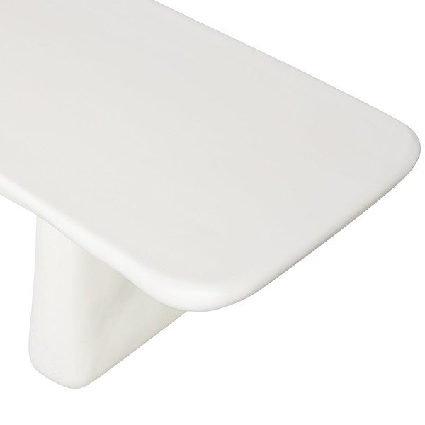 Plastična vrtna klupa boje slonovače Loggia – WOOOD-image-3