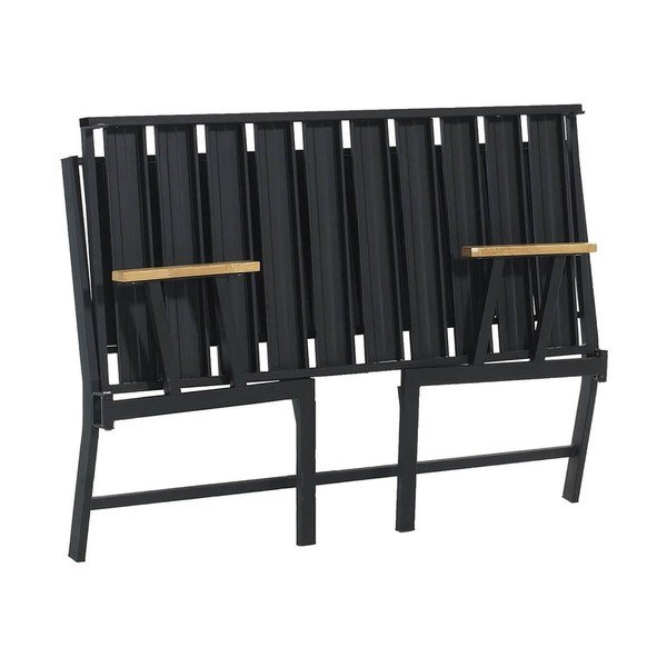 Plava metalna vrtna sofa Lotus – Floriane Garden-image-3