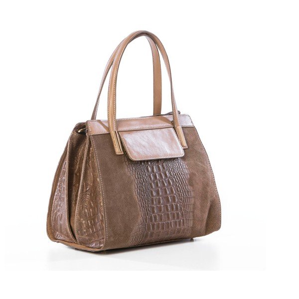 Croco Taupe kožna torbica-image-4