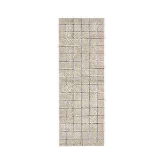 Bež ručno rađena vunena staza 80x230 cm Mosaic Sandstone – Lorena Canals