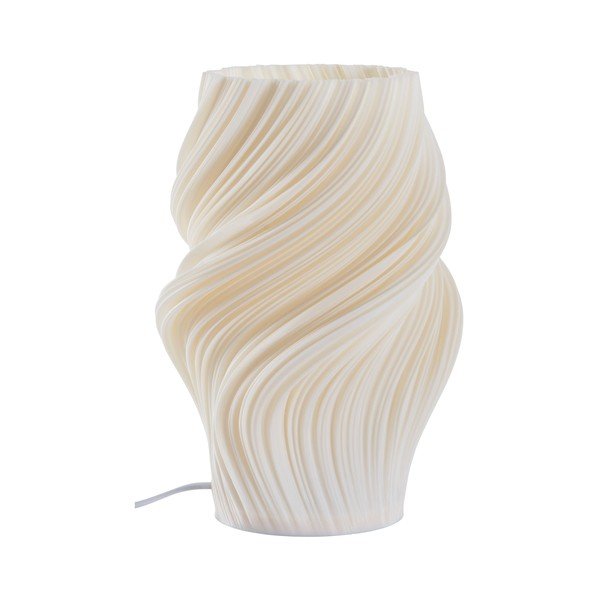 Bijela plastična stolna lampa (visina 27 cm) Calais – Jotex