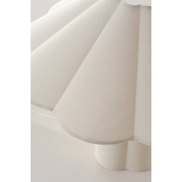 Krem lanena stolna lampa (visina 38 cm) Gerd – Jotex-image-4