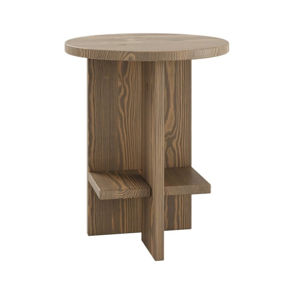 Smeđi okrugli stolić za kavu Rondure - Karup Design-image-1