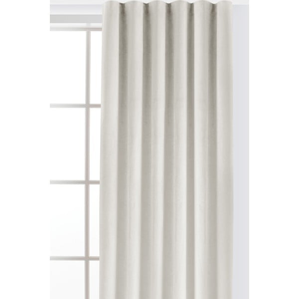 Krem zavjesa za djelomično zamračenje od samta 265x250 cm Velto – Filumi-image-2