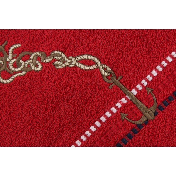 Set od 2 ručnika Marina Red Cipa, 50x90 cm-image-1