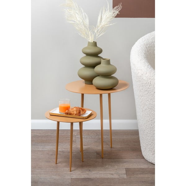 Zelena keramička vaza Karlsson Circles, visina 19,4 cm-image-1