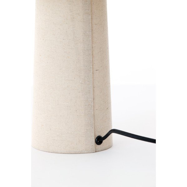 Bijela stolna lampa s tekstilnim sjenilom (visina 50 cm) Musaby – Light & Living-image-2