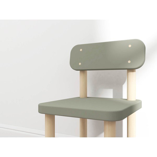 Svijetlozelena dječja stolica Flexa Dots-image-1