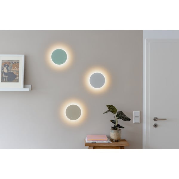 Svijetložuta LED zidna svjetiljka s timerom/USB daljinskim upravljačem ø 19 cm Dot - Remember-image-2