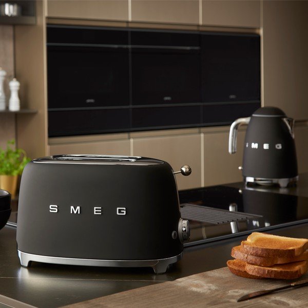 Crni/mat crni toster Retro Style – SMEG-image-2