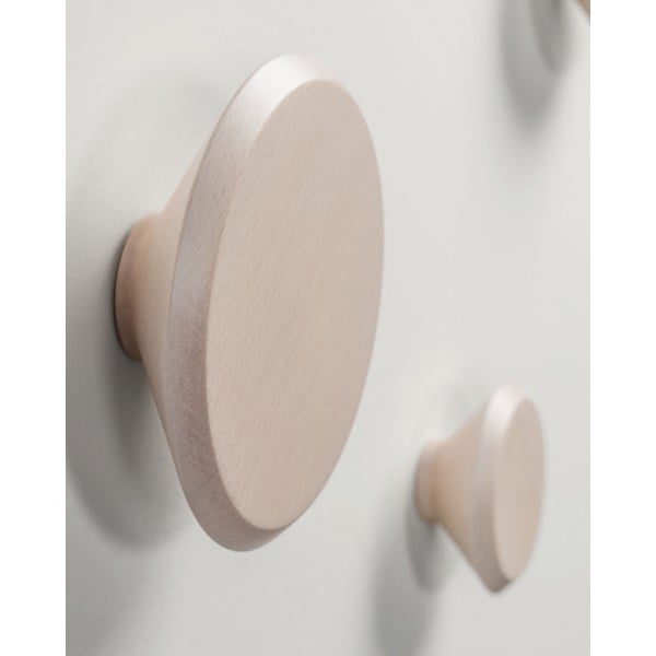 Drvene zidne kuke u setu 3 kom u prirodnoj boji Nadua – Kave Home-image-4