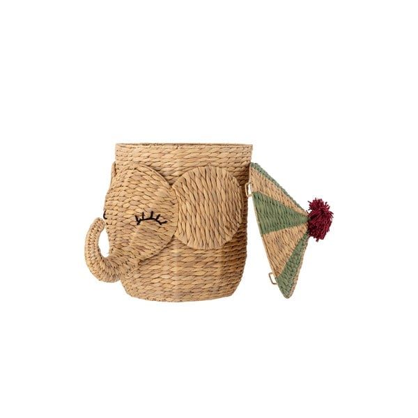 Dječja kutija za pohranu od vodenog zumbula u prirodnoj boji ø 35x50 cm Bobo – Bloomingville Mini-image-2