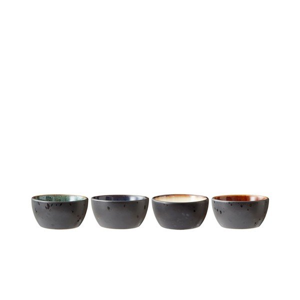 Crne keramičke zdjelice u setu za posluživanje 4 kom 200 ml Gastro Black/Mix – Bitz