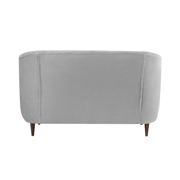 Siva sofa od baršuna Kooko Home Glam, 125 cm-image-2