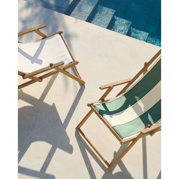 Zelena vrtna ležaljka od masivnog drveta Vilara – Kave Home-image-3