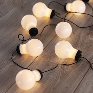 Rasvjetni lanac sa LED lampicama u obliku žarulja DecoKing Bulb, 10 lampica, duljina 2,2 m