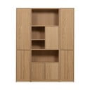 Modularna biblioteka u dekoru hrasta u prirodnoj boji 157x199 cm Modulair – vtwonen