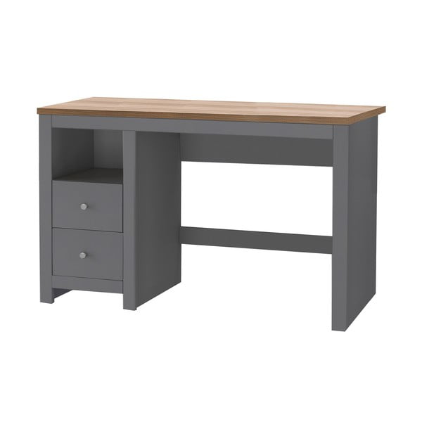 Radni stol s pločom stola u dekoru hrasta 50x120 cm Emerald – Støraa-image-2