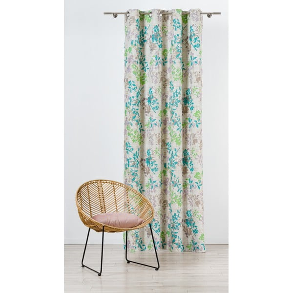 Zelena/bež zavjesa 140x245 cm Serenity – Mendola Fabrics